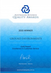 Autralian Business Quality Award - 
	2015 Winner

	Gold Award Excellence in Customer Service
